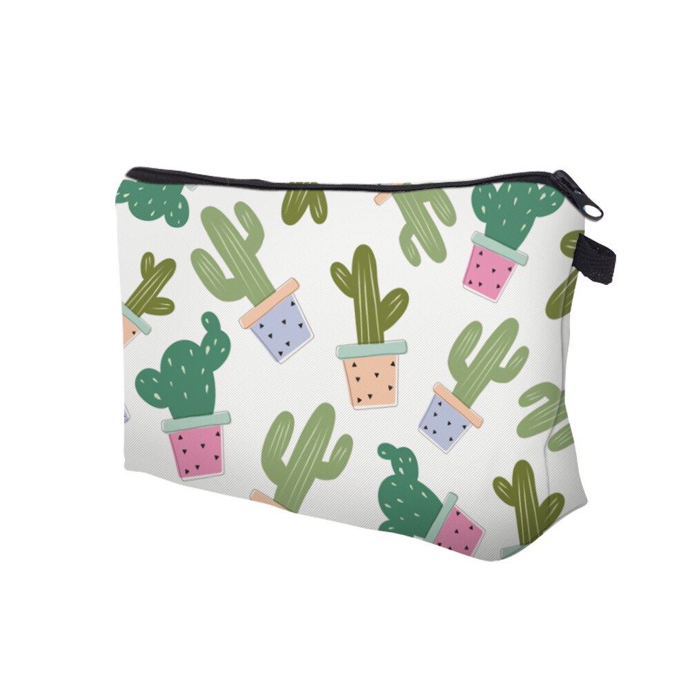 Pochette Cosmetica con Stampa 3D di Cactus