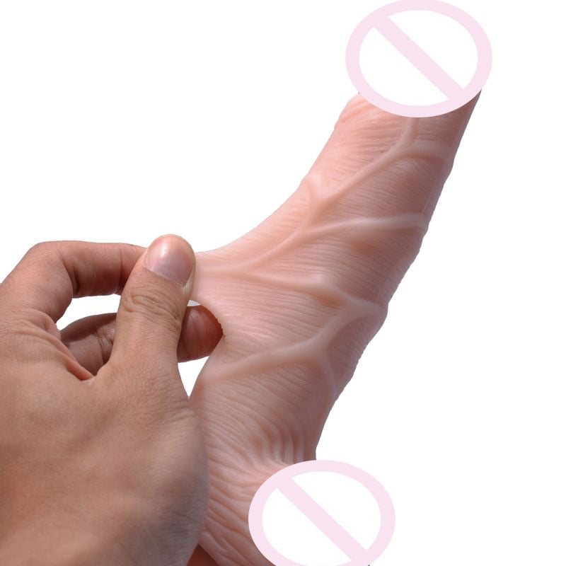 Cute Realistic Ergonomic Flexible Silicone Dildo