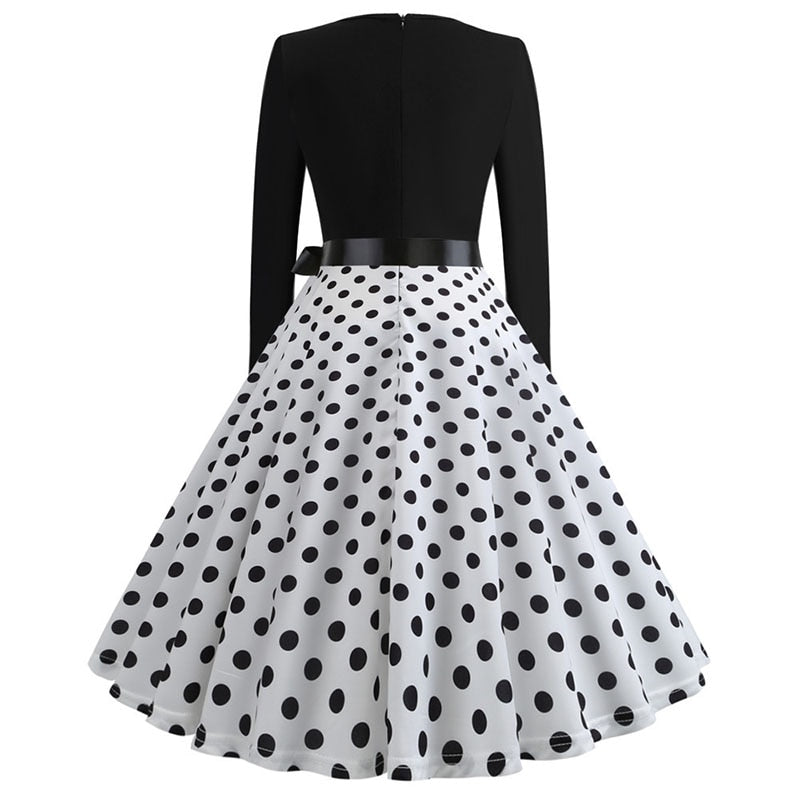 Vestito Swing Donna Stile Natalizio