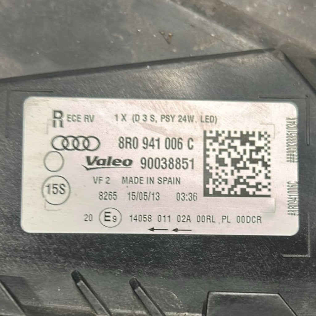 Faro / fanale anteriore destro audi q5 cod:8R0941006C (2012 > 2017)