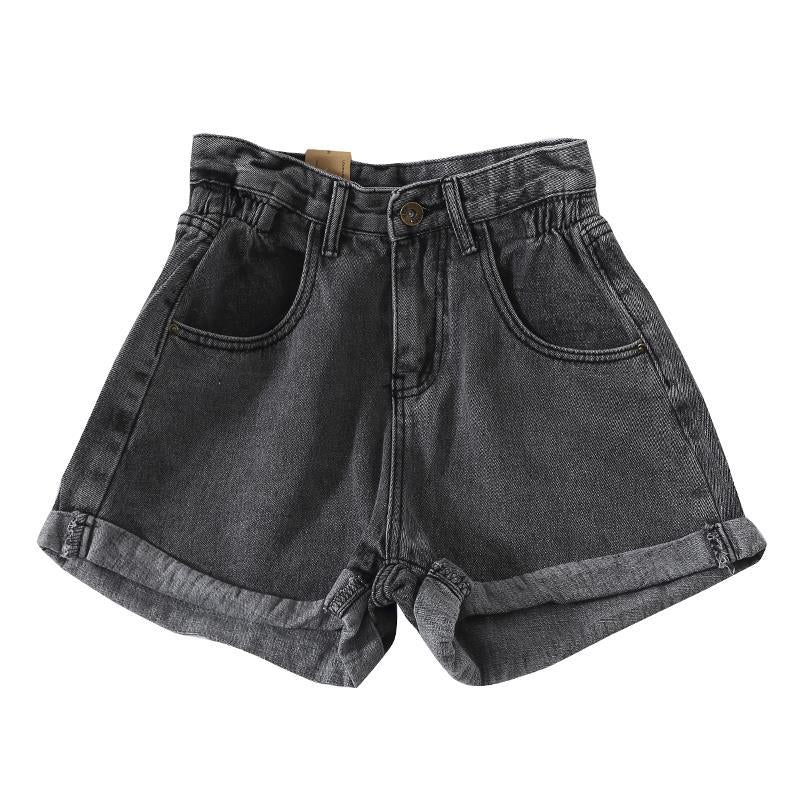 Shorts in Denim Larghi da Donna