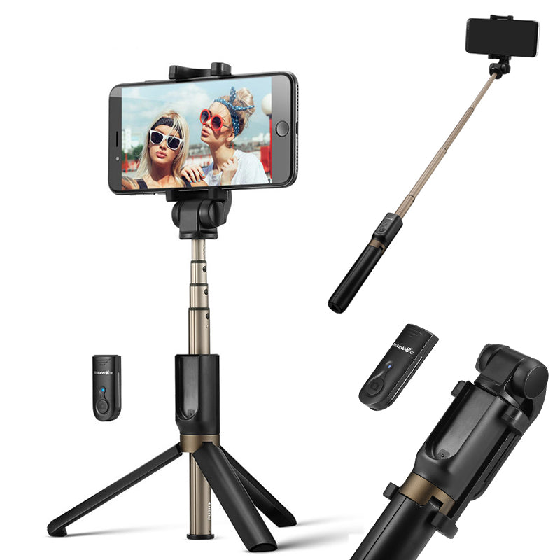 Selfie Stick Wireless 3 in 1 Comodo e Compatto