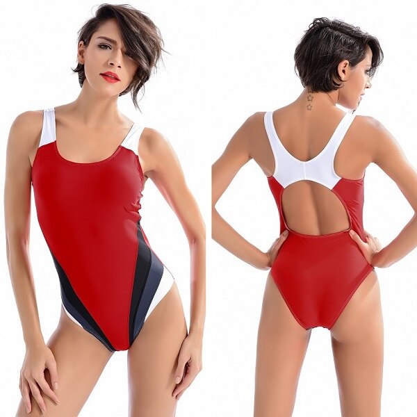 Costume da Bagno Intero Sportivo Professionale da Donna