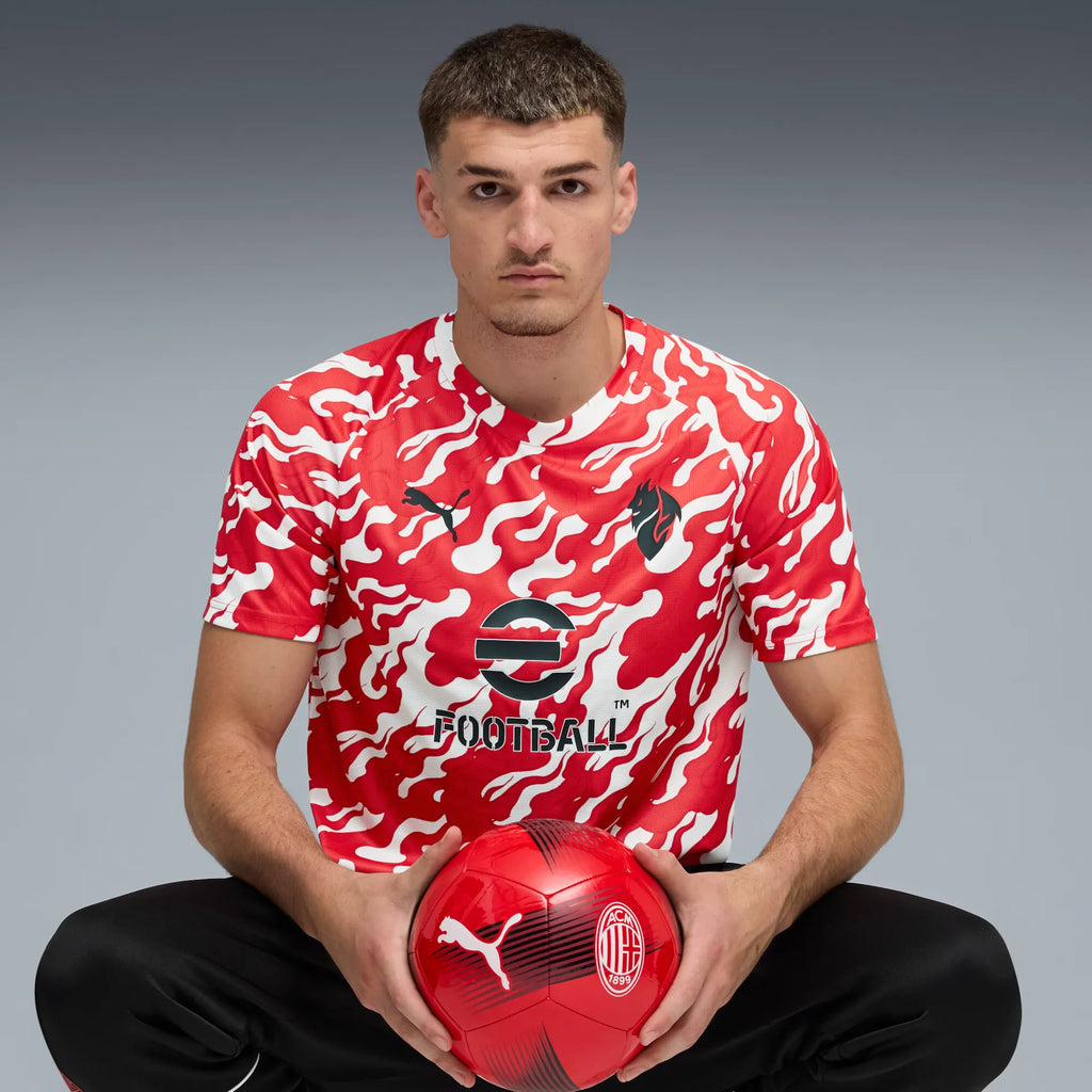 Puma Maglia Calcio Milan Warm Up Pre Match ACM 2025/2026
