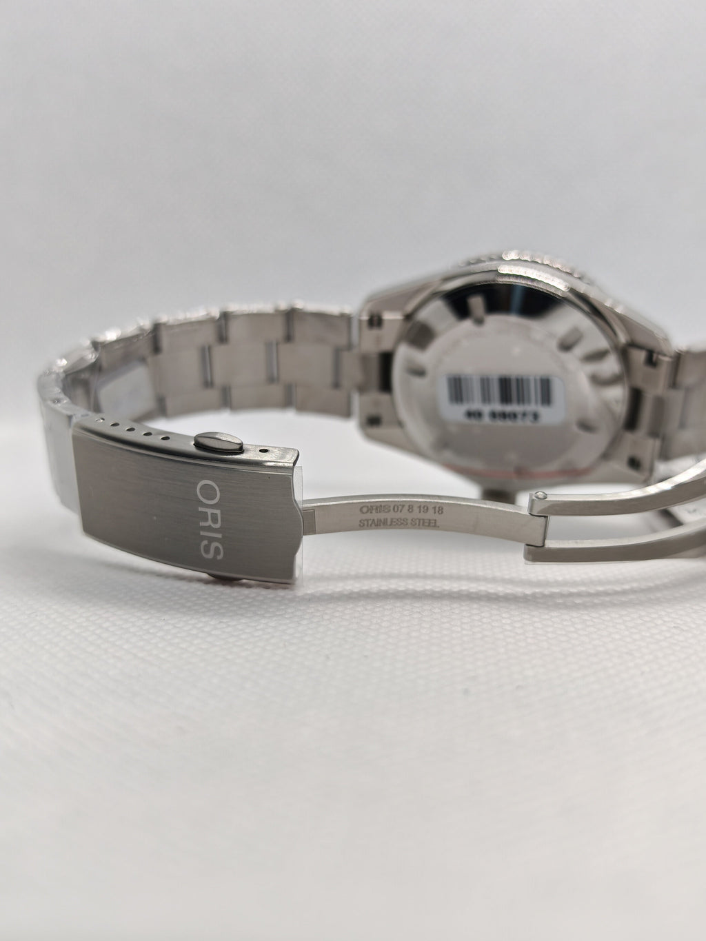 Oris Divers Sixty-Five Cotton Candy Uomo Unisex Swiss Made 38 mm Quadrante Blu Cassa Acciaio Bracciale Acciaio Vetro Zaffiro Antiriflesso Automatico Calibro 733-1 Data Riserva 41 Ore Diver 100m Ref. 01 733 7771 4055-07 8 19 18 Full Set