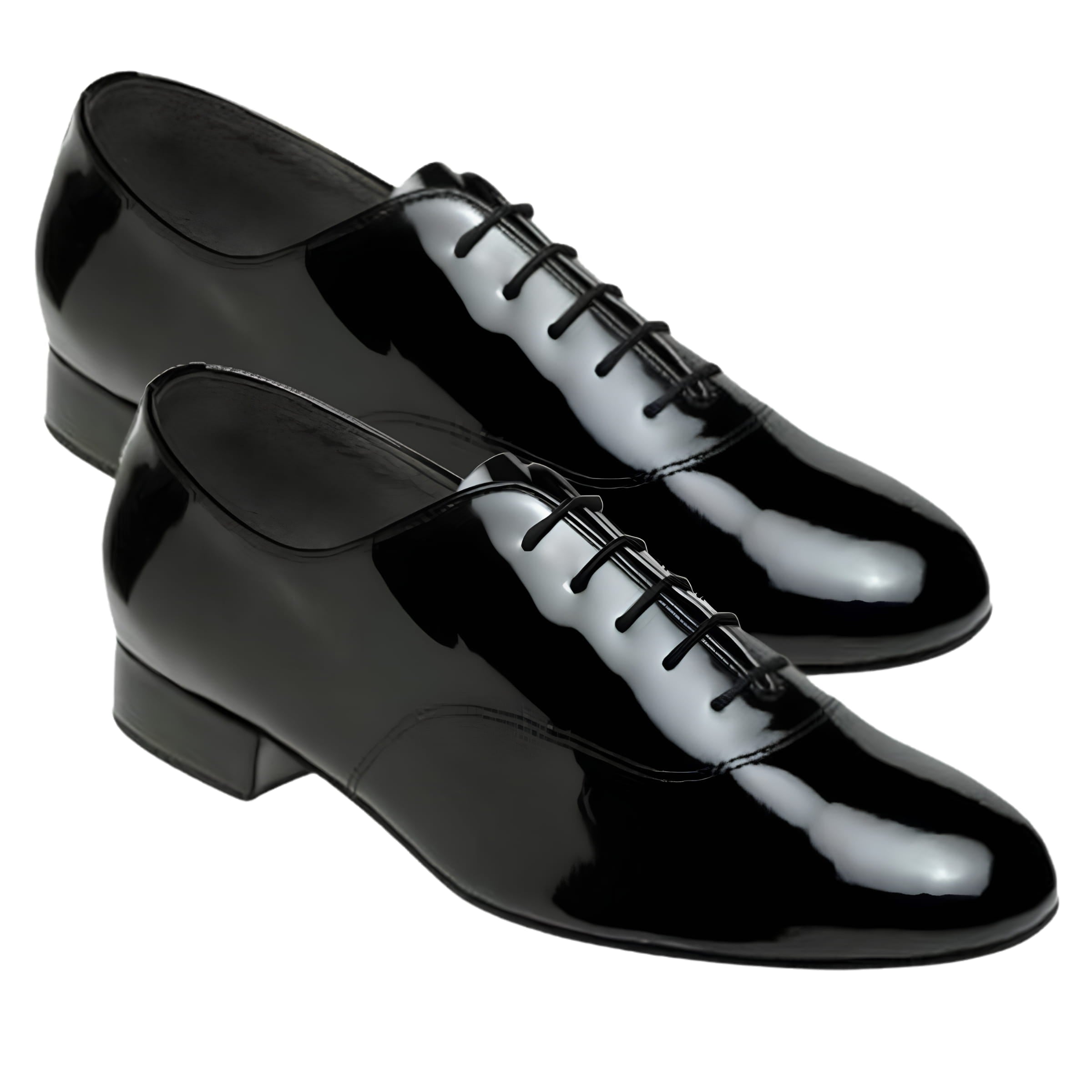 Scarpe Ballo Uomo Vernice Made in Italy Danza Liscio Latino Standard Oxford