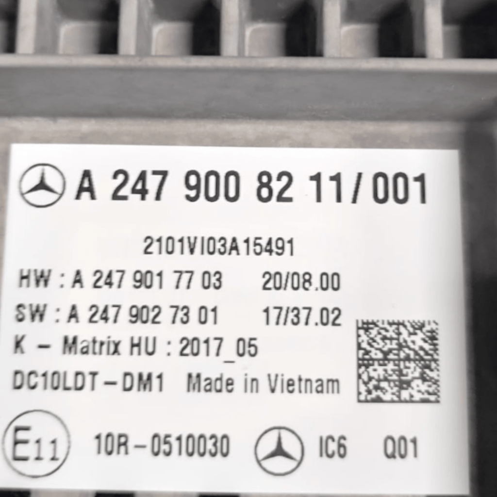 Tachimetro / virtual cockpit mercedes eqc n293 elettrico cod: a2479008211 (2019-2023)